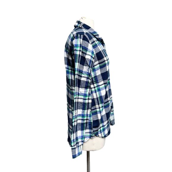 Plaid Flannel Button Down Long Sleeve Shirt - Picture 2 of 12